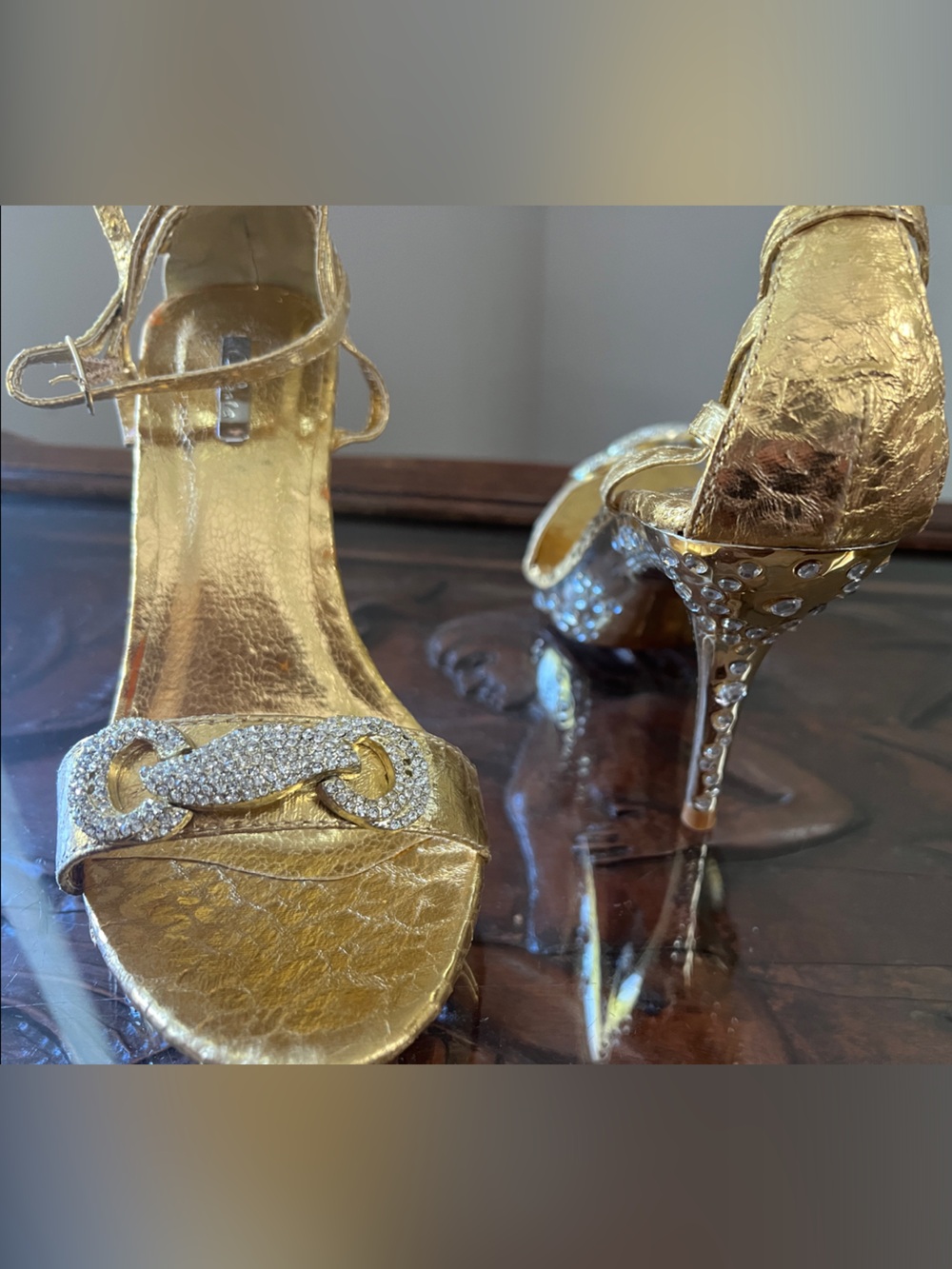 Golden Goddess Heels